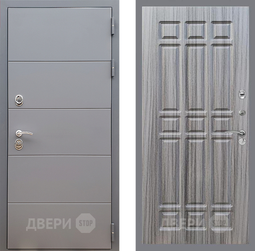 Входная металлическая Дверь Стоп АРТ ГРАФИТ ФЛ-33 Сандал грей в Черноголовке