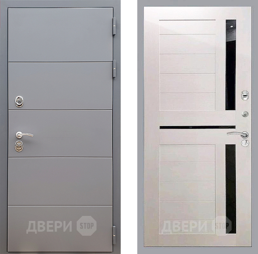 Входная металлическая Дверь Стоп АРТ ГРАФИТ СБ-18 Лиственница беж в Черноголовке
