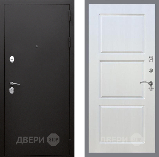 Входная металлическая Дверь Стоп КЛАССИК Шагрень ФЛ-3 Лиственница беж в Черноголовке