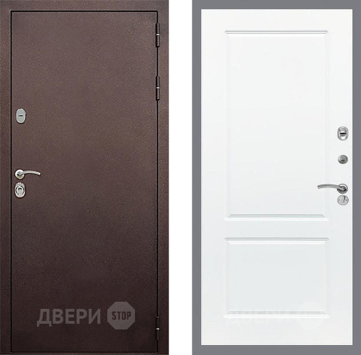 Дверь Стоп КЛАССИК Медь ФЛ-117 Силк Сноу в Черноголовке