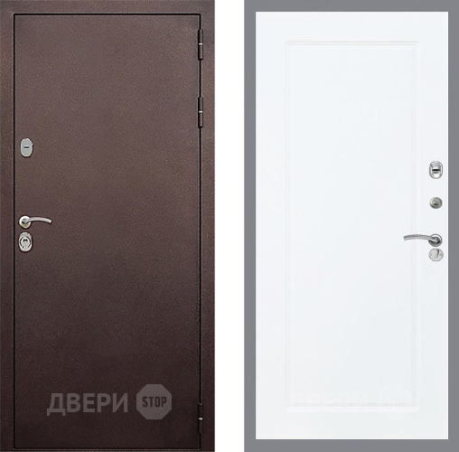 Входная металлическая Дверь Стоп КЛАССИК Медь ФЛ-119 Силк Сноу в Черноголовке