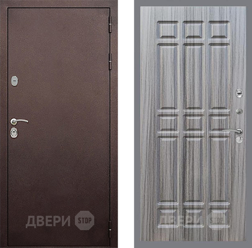 Входная металлическая Дверь Стоп КЛАССИК Медь ФЛ-33 Сандал грей в Черноголовке