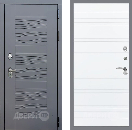 Входная металлическая Дверь Стоп СКАНДИ Лайн Силк Сноу в Черноголовке