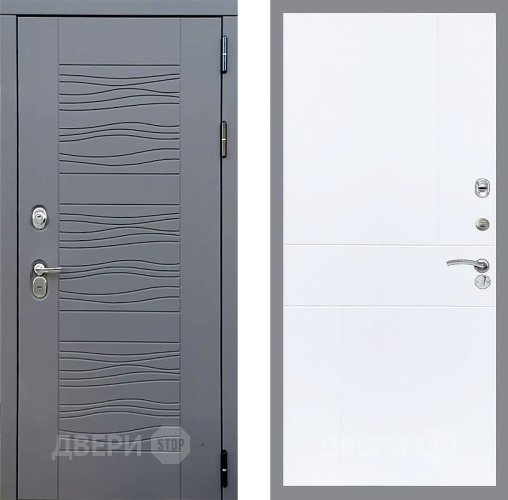 Входная металлическая Дверь Стоп СКАНДИ ФЛ-290 Силк Сноу в Черноголовке