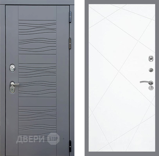 Входная металлическая Дверь Стоп СКАНДИ ФЛ-291 Силк Сноу в Черноголовке