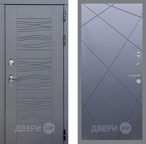 Входная металлическая Дверь Стоп СКАНДИ ФЛ-291 Силк титан в Черноголовке
