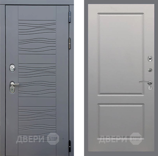 Входная металлическая Дверь Стоп СКАНДИ ФЛ-117 Грей софт в Черноголовке
