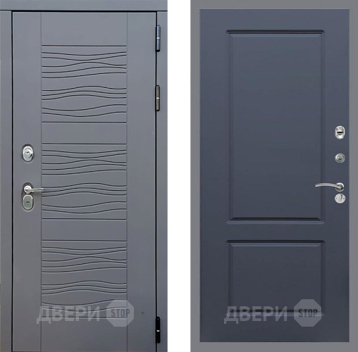 Входная металлическая Дверь Стоп СКАНДИ ФЛ-117 Силк титан в Черноголовке
