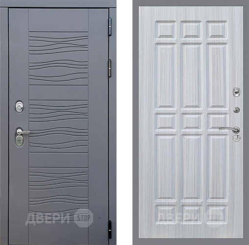 Входная металлическая Дверь Стоп СКАНДИ ФЛ-33 Сандал белый в Черноголовке