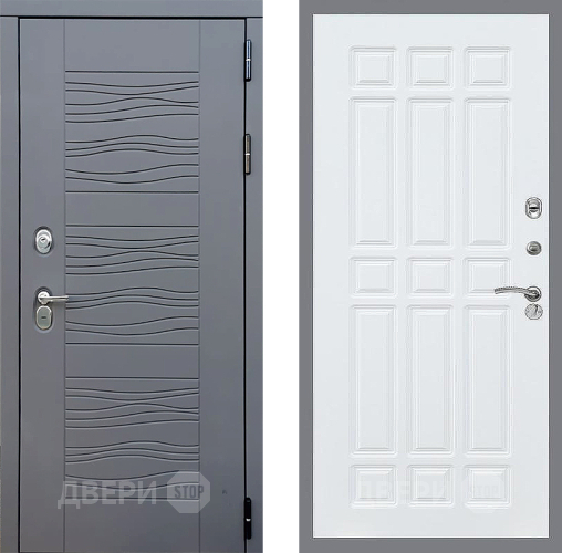 Входная металлическая Дверь Стоп СКАНДИ ФЛ-33 Силк Сноу в Черноголовке