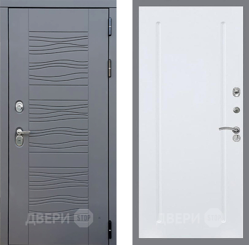 Входная металлическая Дверь Стоп СКАНДИ ФЛ-68 Силк Сноу в Черноголовке