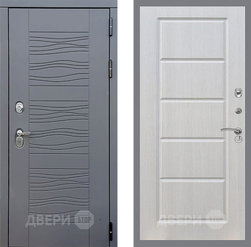 Входная металлическая Дверь Стоп СКАНДИ ФЛ-39 Лиственница беж в Черноголовке