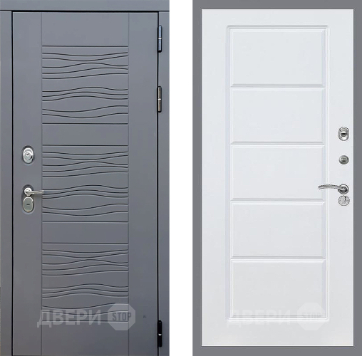 Входная металлическая Дверь Стоп СКАНДИ ФЛ-39 Силк Сноу в Черноголовке