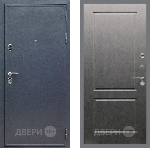 Входная металлическая Дверь Стоп СИЛЬВЕР ФЛ-117 Штукатурка графит в Черноголовке