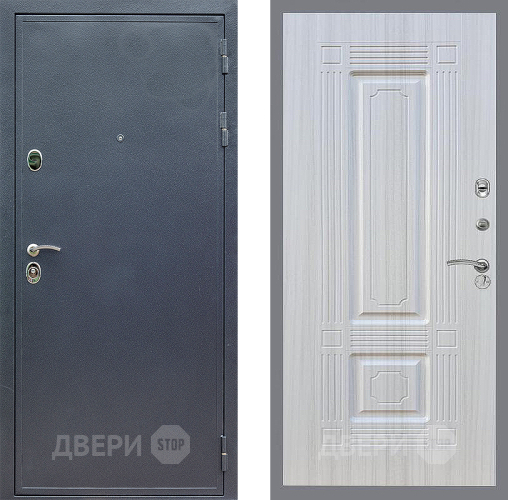 Входная металлическая Дверь Стоп СИЛЬВЕР ФЛ-2 Сандал белый в Черноголовке