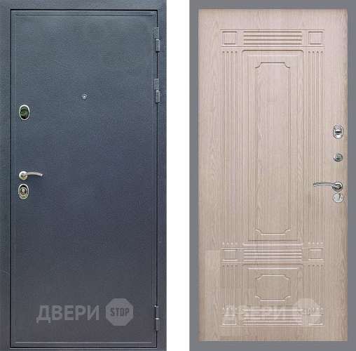 Входная металлическая Дверь Стоп СИЛЬВЕР ФЛ-2 Беленый дуб в Черноголовке
