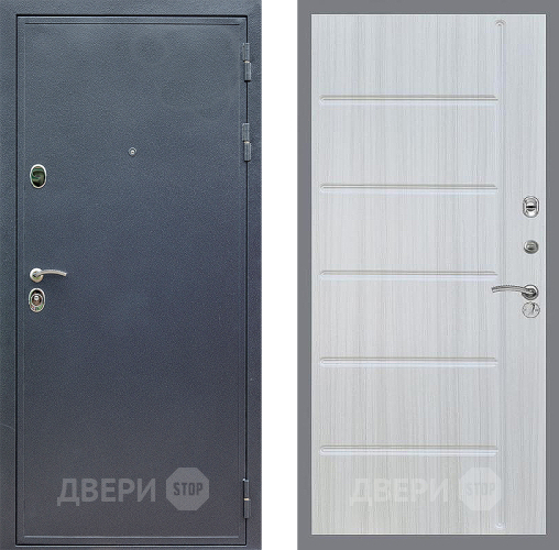 Входная металлическая Дверь Стоп СИЛЬВЕР ФЛ-102 Сандал белый в Черноголовке