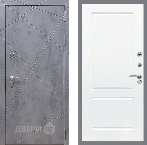 Входная металлическая Дверь Стоп Лучи ФЛ-117 Силк Сноу в Черноголовке