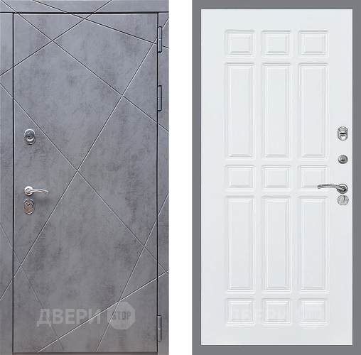 Входная металлическая Дверь Стоп Лучи ФЛ-33 Силк Сноу в Черноголовке