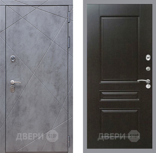 Входная металлическая Дверь Стоп Лучи ФЛ-243 Венге в Черноголовке