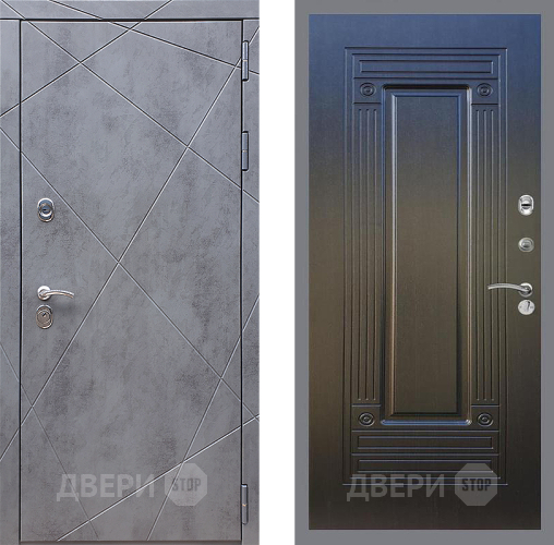 Входная металлическая Дверь Стоп Лучи ФЛ-4 Венге в Черноголовке