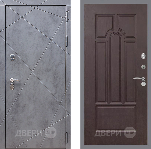 Входная металлическая Дверь Стоп Лучи ФЛ-58 Венге в Черноголовке