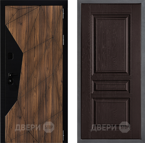 Дверь Дверной континент ДК-11 ФЛ-243 Дуб шоколадный в Черноголовке
