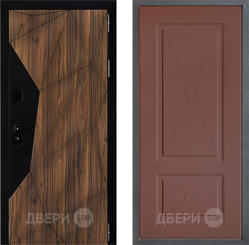 Дверь Дверной континент ДК-11 ФЛ-617 Ясень шоколадный в Черноголовке