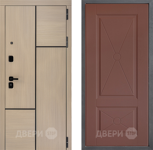 Дверь Дверной континент ДК-14 ФЛ-617 Ясень шоколадный в Черноголовке