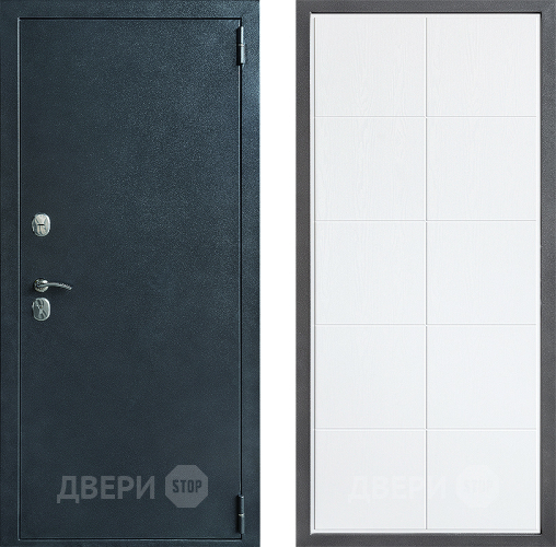 Входная металлическая Дверь Дверной континент ДК-70 Дизайн ФЛ-Кватро Белое дерево в Черноголовке