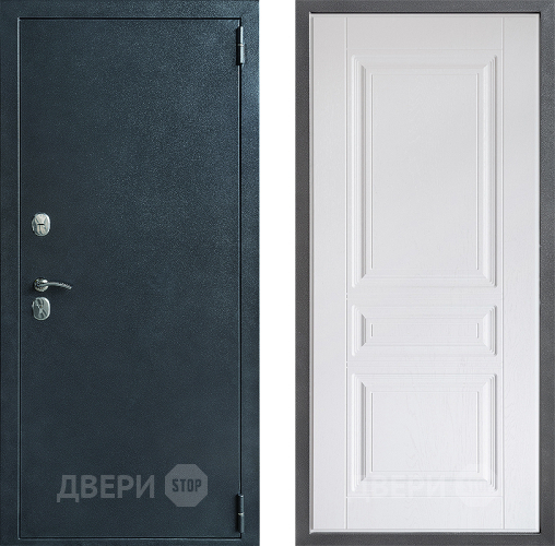 Входная металлическая Дверь Дверной континент ДК-70 Дизайн ФЛ-243 Альберо Браш серебро в Черноголовке