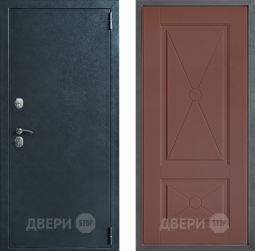 Входная металлическая Дверь Дверной континент ДК-70 Дизайн ФЛ-617 Ясень шоколадный в Черноголовке