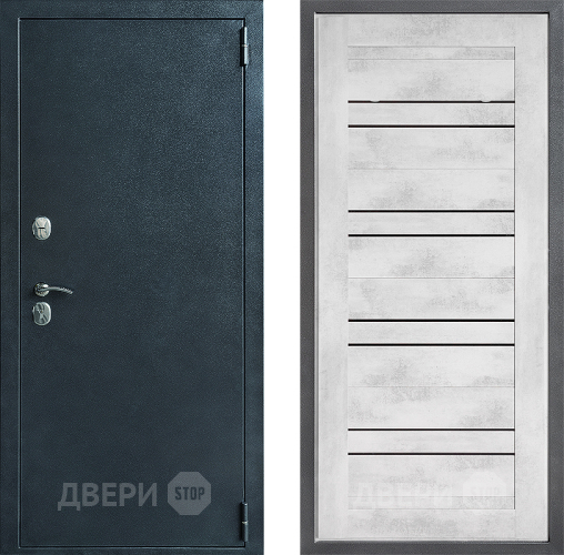 Дверь Дверной континент ДК-70 Дизайн ФЛ-49 Бетон снежный в Черноголовке