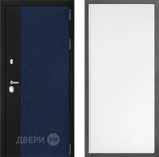 Входная металлическая Дверь Дверной континент ДК-9 ФЛ-649 Белый софт в Черноголовке