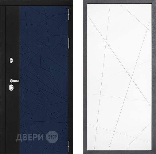 Входная металлическая Дверь Дверной континент ДК-9 ФЛ-655 Белый софт в Черноголовке