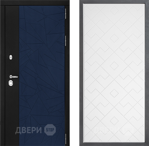 Входная металлическая Дверь Дверной континент ДК-9 ФЛ-Тиффани Белый софт в Черноголовке
