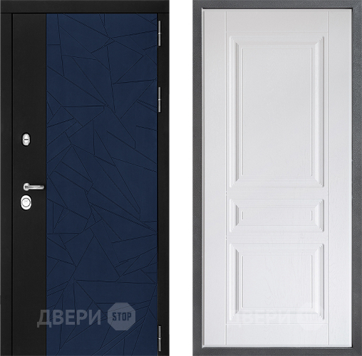 Входная металлическая Дверь Дверной континент ДК-9 ФЛ-243 Альберо Браш серебро в Черноголовке