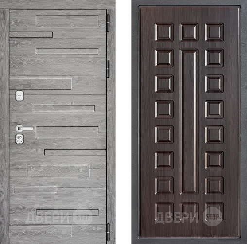 Входная металлическая Дверь Дверной континент ДК-10 ФЛ-183 Венге в Черноголовке