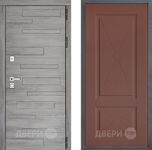 Дверь Дверной континент ДК-10 ФЛ-617 Ясень шоколадный в Черноголовке