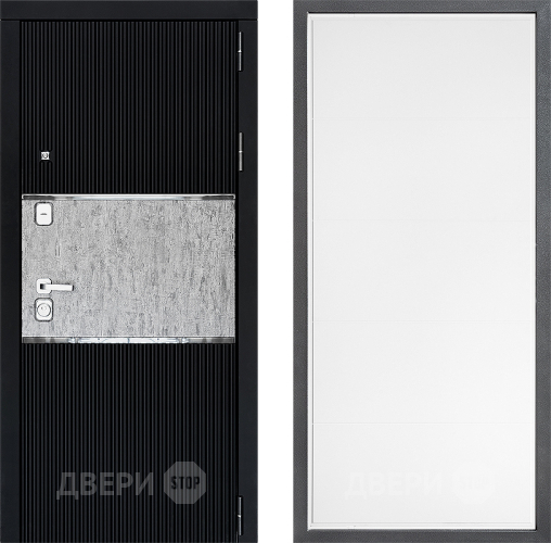 Входная металлическая Дверь Дверной континент ДК-13 ФЛ-649 Белый софт в Черноголовке