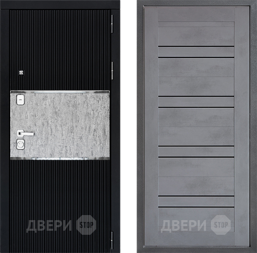 Дверь Дверной континент ДК-13 ФЛ-49 Бетон серый в Черноголовке