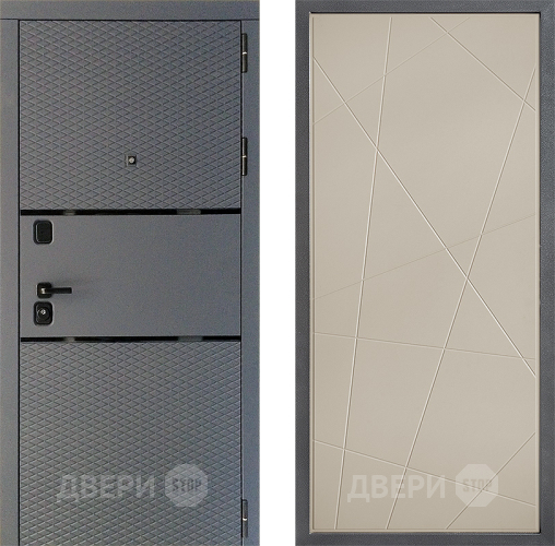 Входная металлическая Дверь Дверной континент Диамант Дизайн ФЛ-655 Капучино в Черноголовке