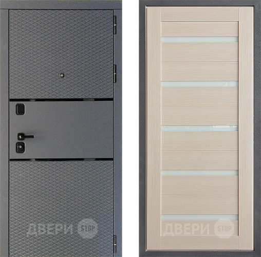 Входная металлическая Дверь Дверной континент Диамант Дизайн ФЛ-47 Капучино в Черноголовке