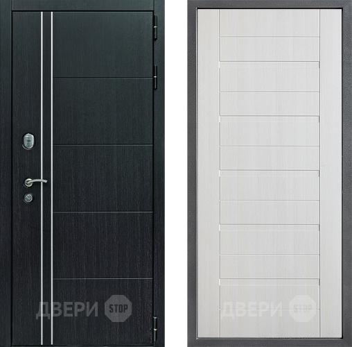 Дверь Дверной континент Теплолюкс Дизайн ФЛ-70 Лиственница белая в Черноголовке