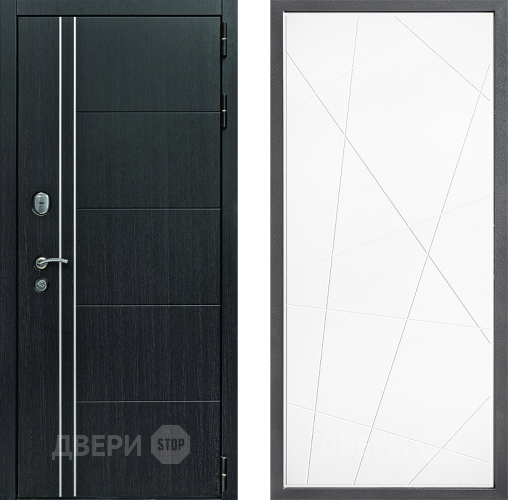 Входная металлическая Дверь Дверной континент Теплолюкс Дизайн ФЛ-655 Белый софт в Черноголовке