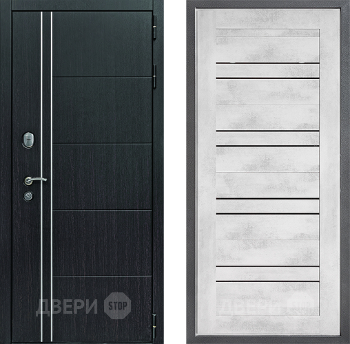 Входная металлическая Дверь Дверной континент Теплолюкс Дизайн ФЛ-49 Бетон снежный в Черноголовке
