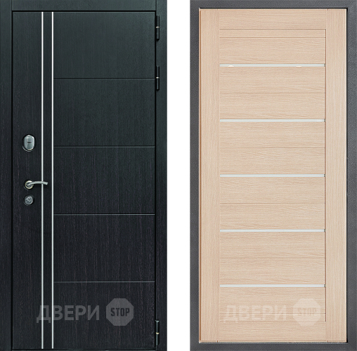 Входная металлическая Дверь Дверной континент Теплолюкс Дизайн ФЛ-46 Капучино в Черноголовке