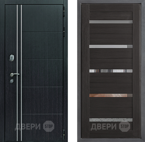 Входная металлическая Дверь Дверной континент Теплолюкс Дизайн ФЛ-47 Венге в Черноголовке