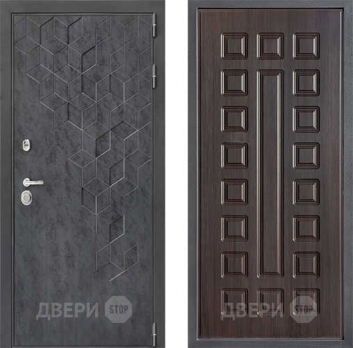Входная металлическая Дверь Дверной континент ДК-3/713 ФЛ-183 Венге в Черноголовке
