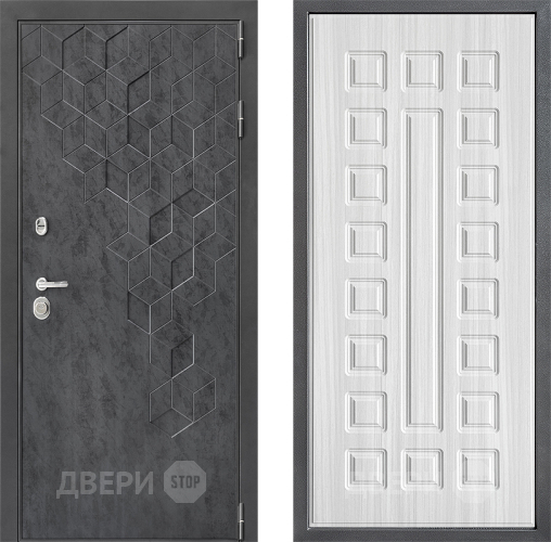 Входная металлическая Дверь Дверной континент ДК-3/713 ФЛ-183 Сандал белый в Черноголовке